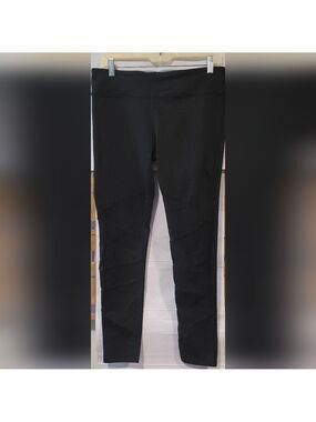 Fabletics Black Mesh Pocketed Leggings Sz Sm